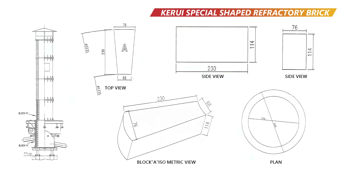 KERUI Customized Refractory Brick