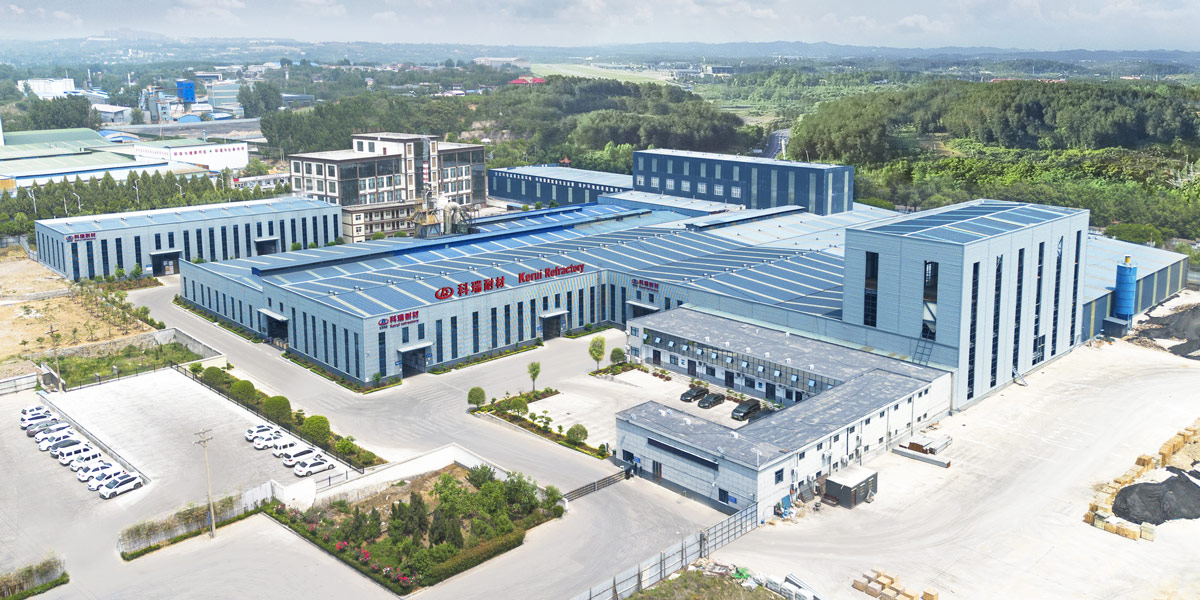 Aerial View of Kerui Ceramic Kiln Shelves Factory