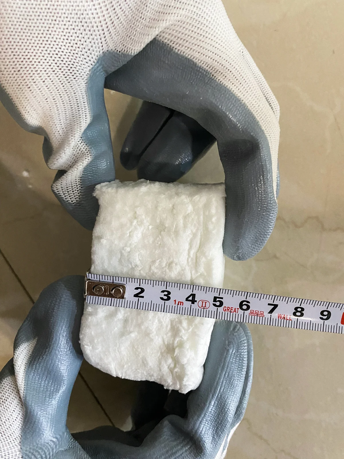 Ceramic Fiber Blanket Sample Size