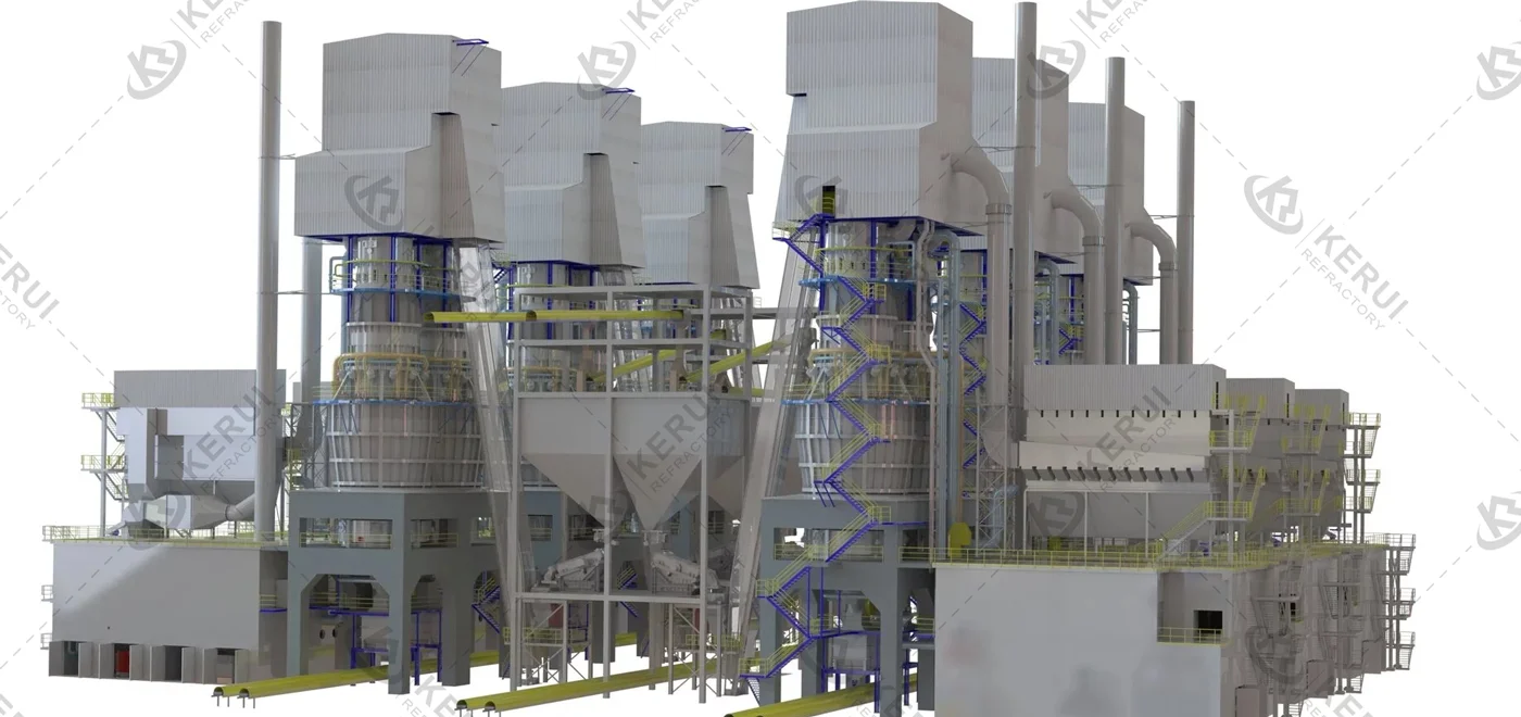 Customized 600TPD Lime Kiln Refractory Solution