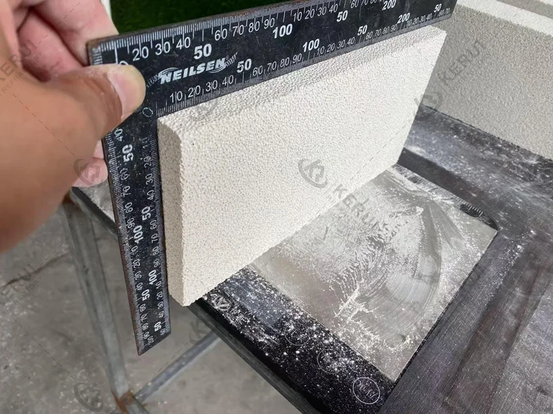 Quality Inspection of Insulation Brick to Hungary