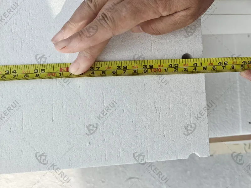 KERUI Ceramic Fiber Board Quality Inspection