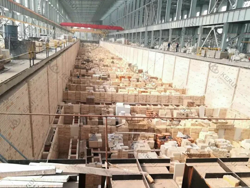 Construction Site of Fire Wall in Turkey