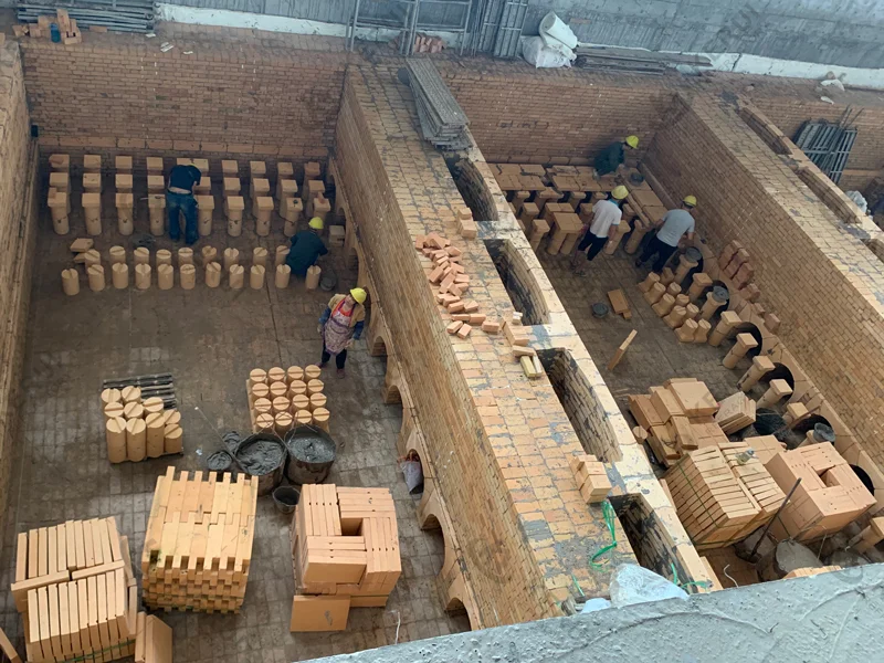 KERUI Refractory Solution for 26 Chamber Anode Baking Furnace