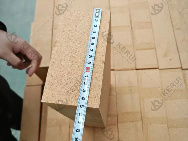 Thickness Inspection of KERUI High Alumina Brick