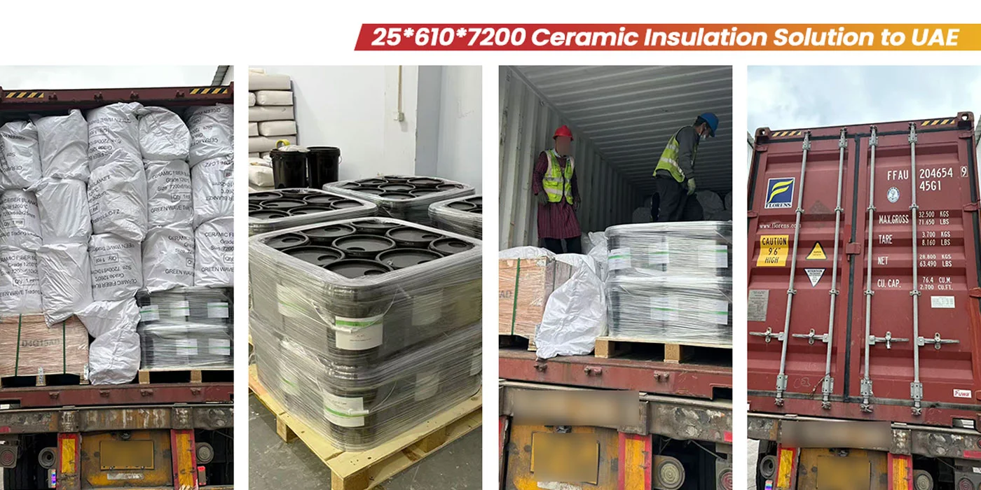 25x610x7200 Ceramic Insulation Solution to UAE