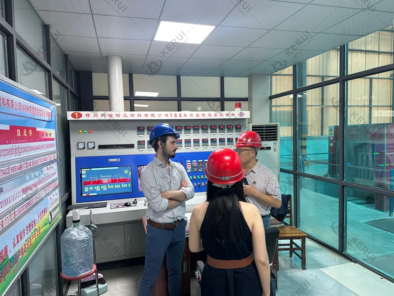 Italian Customers Visit KERUI Automatic Production Line