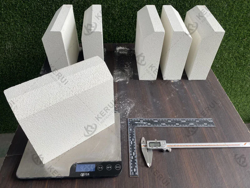 Inspection of Mullite Hole Cover Brick