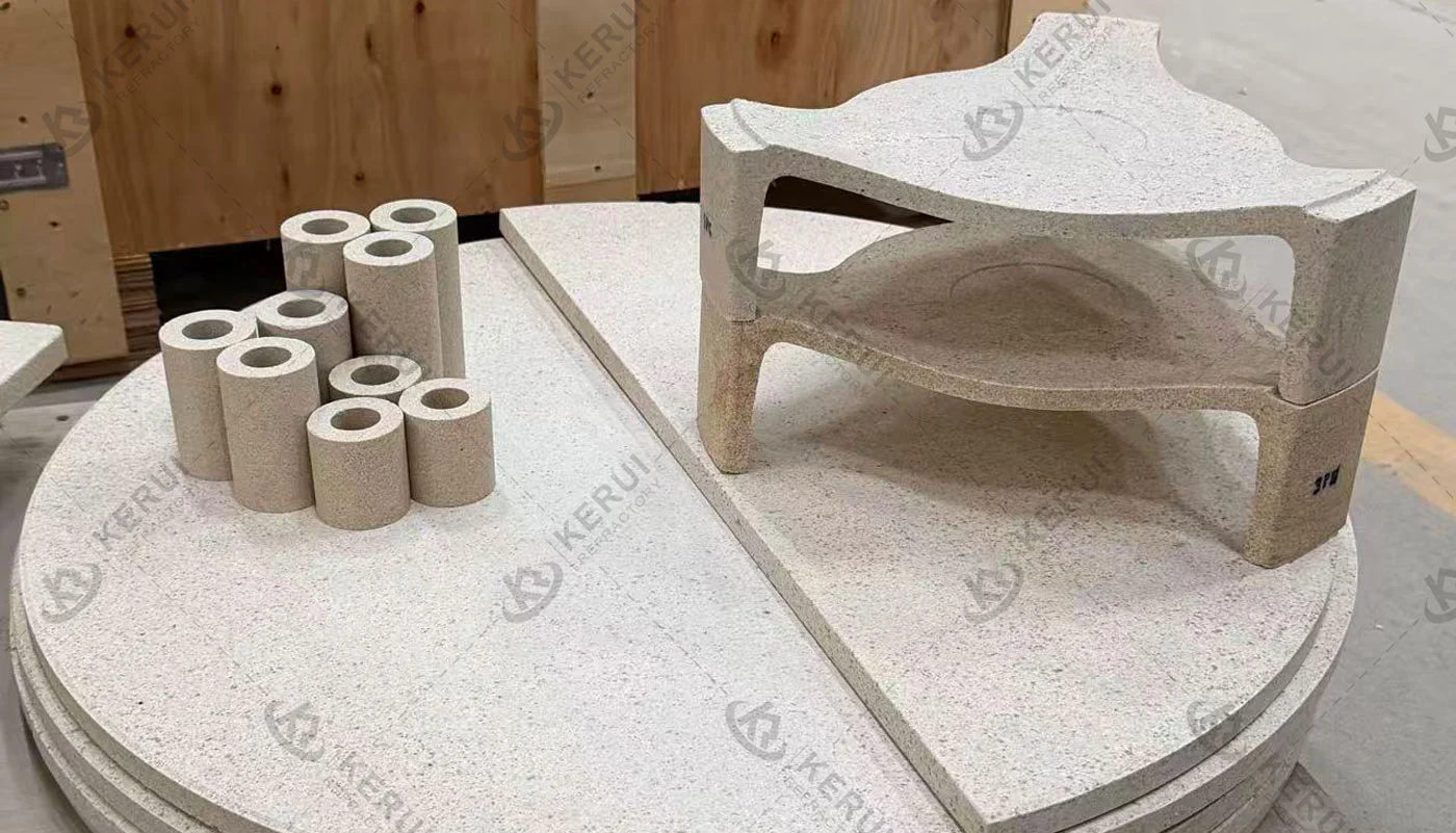 KERUI Cordierite Mullite Kiln Furniture to Israel