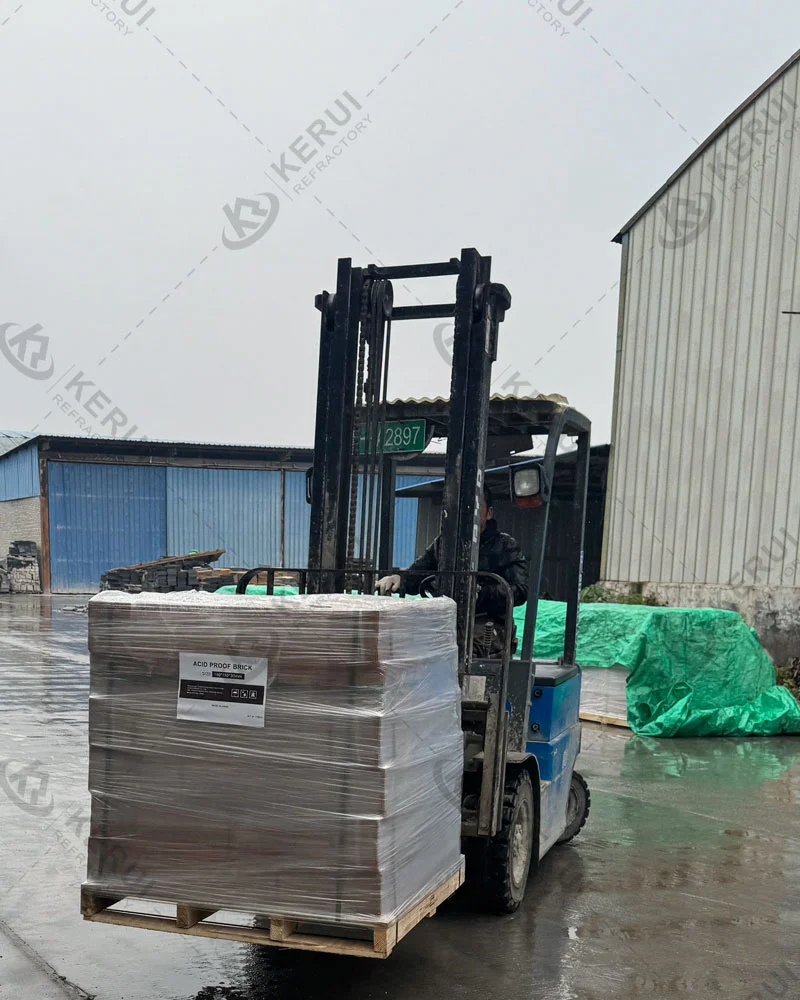 Loading of Acid Resistant Tiles to Vietnam