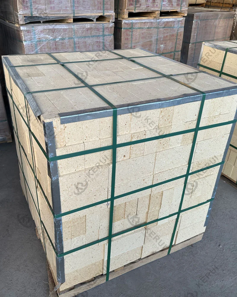Reinforced Steel Corner Protectors of Alumina Bricks to Russia